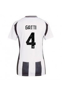 Juventus Federico Gatti #4 Voetbaltruitje Thuis tenue Dames 2024-25 Korte Mouw